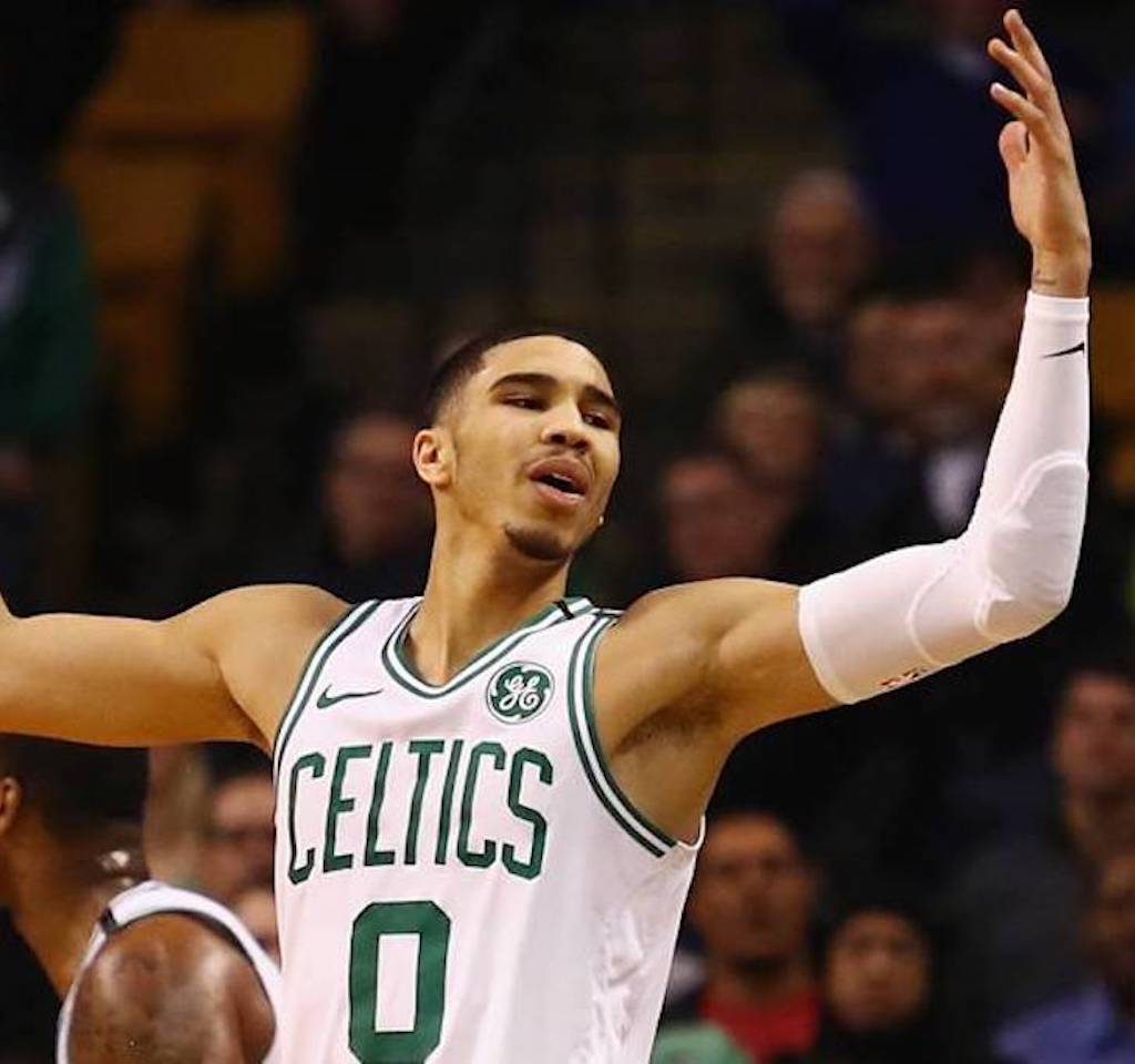 The Celtics Win the #10YearChallenge With Tatum Dunking On LeBron