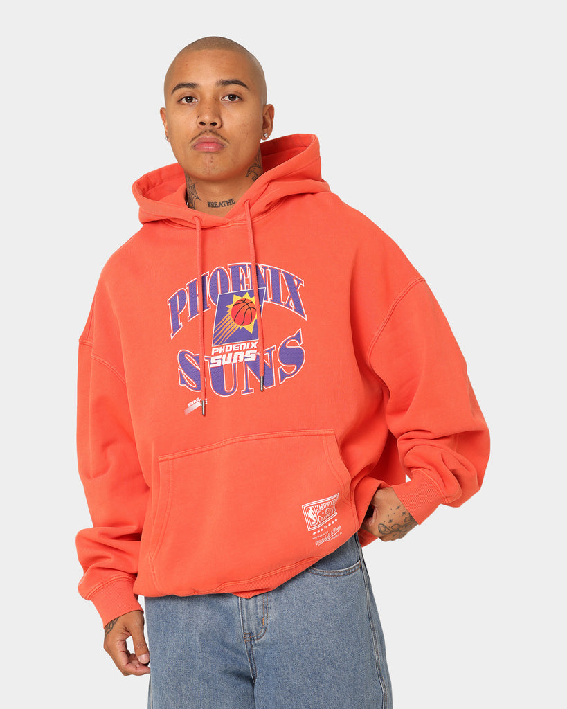 Mitchell & Ness Phoenix Suns Point Guard Hoodie Faded Orange | Culture ...
