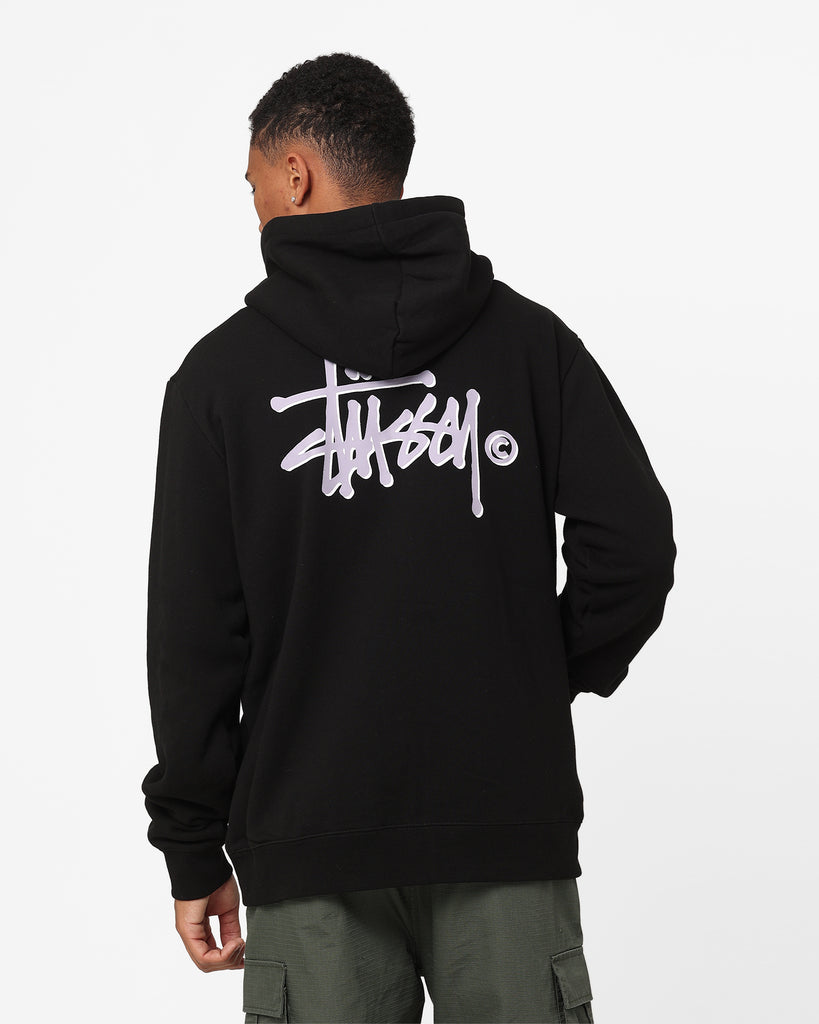 Stussy Shadow Graffiti Zip Hoodie Black | Culture Kings NZ