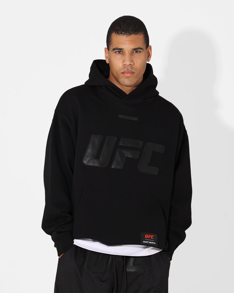 Saint Morta X UFC Boxy Premium Hoodie Black/Black