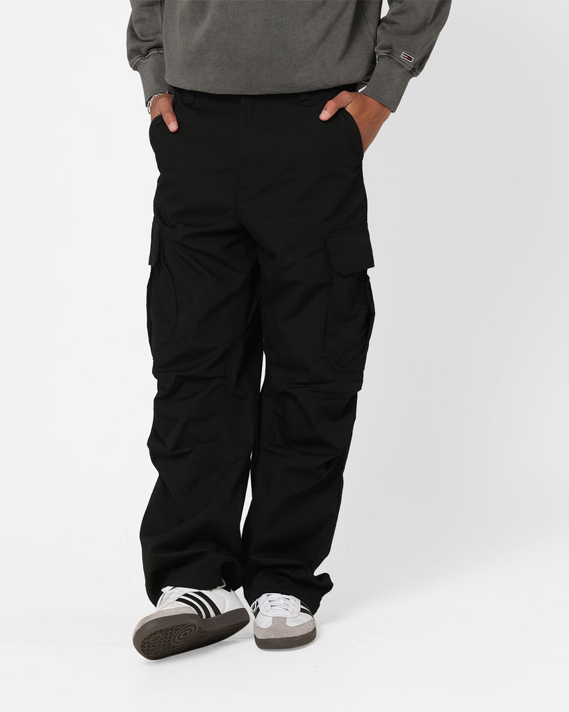 Tommy Jeans Aiden Baggy Cargo Pants Black | Culture Kings NZ