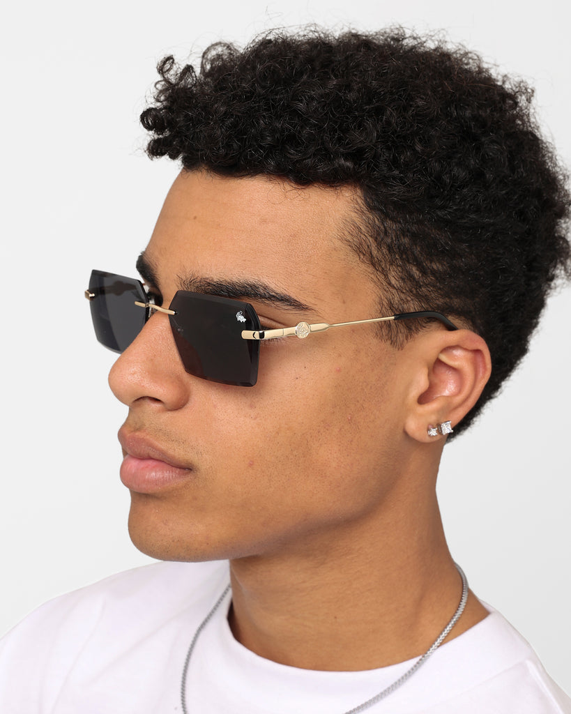 Belvoir & Co Kennedy Sunglasses Black/Gold | Culture Kings NZ