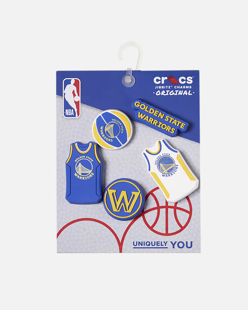 Crocs X NBA Golden State Warriors 5 Pack Jibbitz Charms Multi | Culture ...