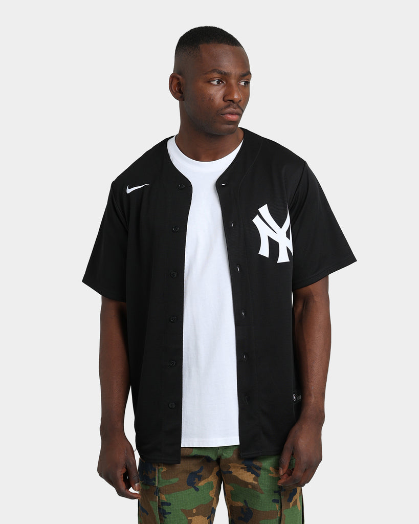 Nike New York Yankees Replica Fashion Jersey Black 