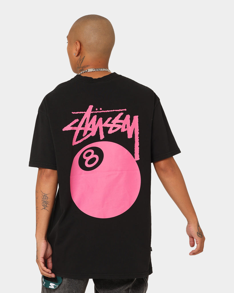 Stussy 8 ball discount pink t shirt