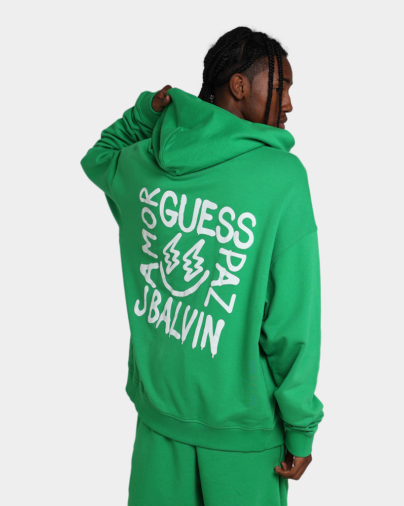 GUESS Originals X J Balvin Paz Hoodie Vip Green Culture Kings NZ