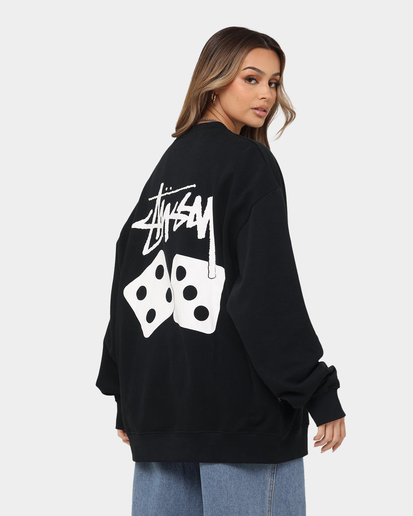 Stussy Dice Crewneck Black | Culture Kings NZ