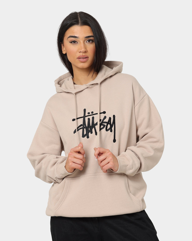 Stussy Embroidered Graffiti Hoodie Smoke | Culture Kings NZ