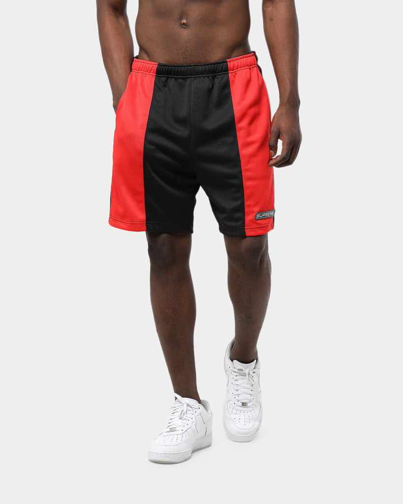 Supreme Supreme Barbed Wire Basketball Shorts Black + Red Small