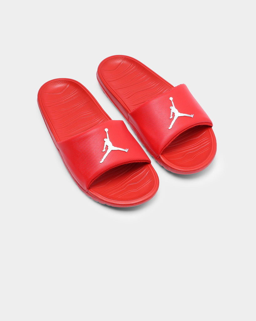 Jordan flip flops store red