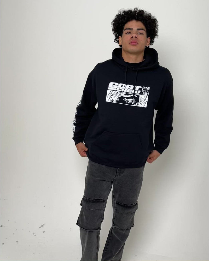 Goat Crew Harajuku Hoodie Black Culture Kings NZ